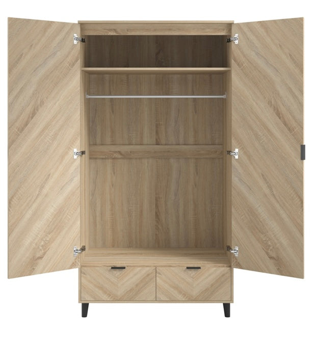 Stockholm 2 Door Wardrobe